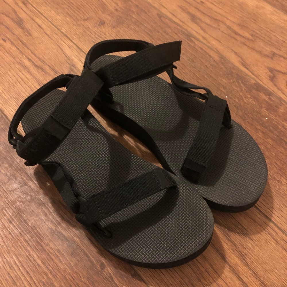 Teva Black Midform Universal Sandals Women's 10